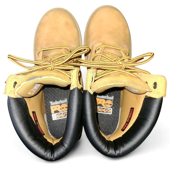 Women's Timberland Pro 6" Nubuck Work Boots Waterproof & Insulated Steel Toe 7.5 - Picture 14 of 15